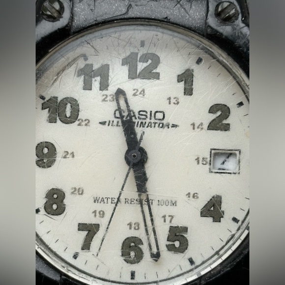 VTG Casio Illuminator Wristwatch FT-500 2312 Water Resistant 100M 10Bar Works - Picture 6 of 16